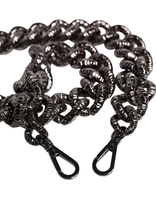 Black beaded necklace with hook clasp