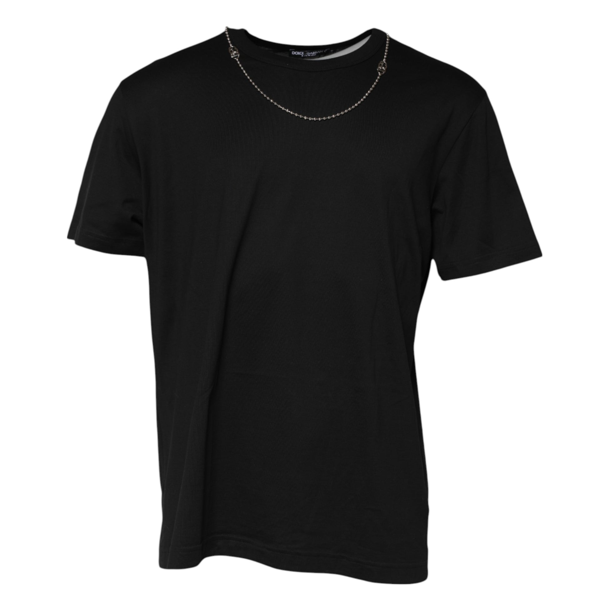 Black t-shirt on hanger