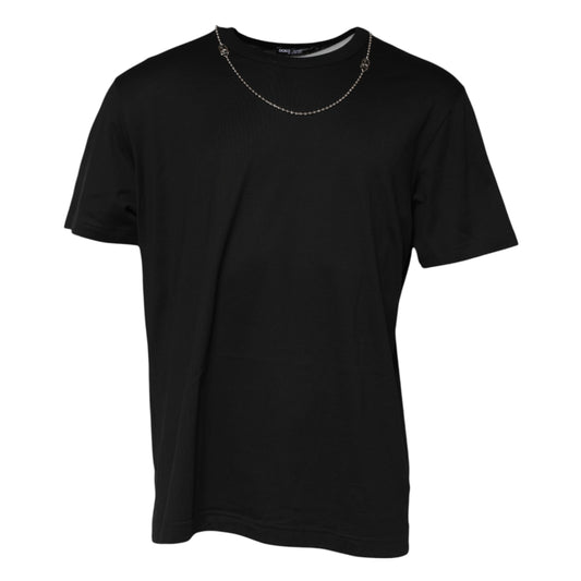 Black t-shirt on hanger