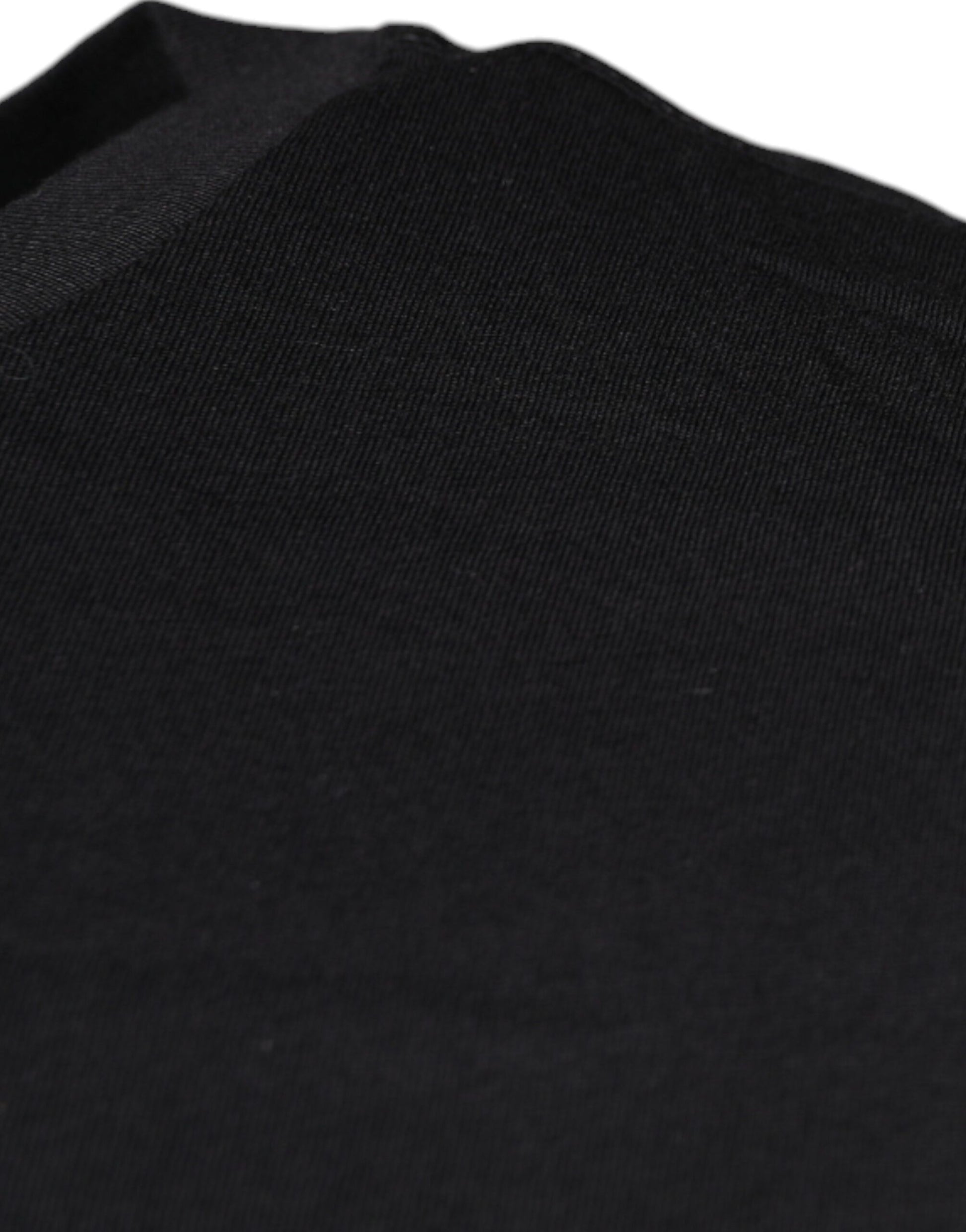 Black fabric material
