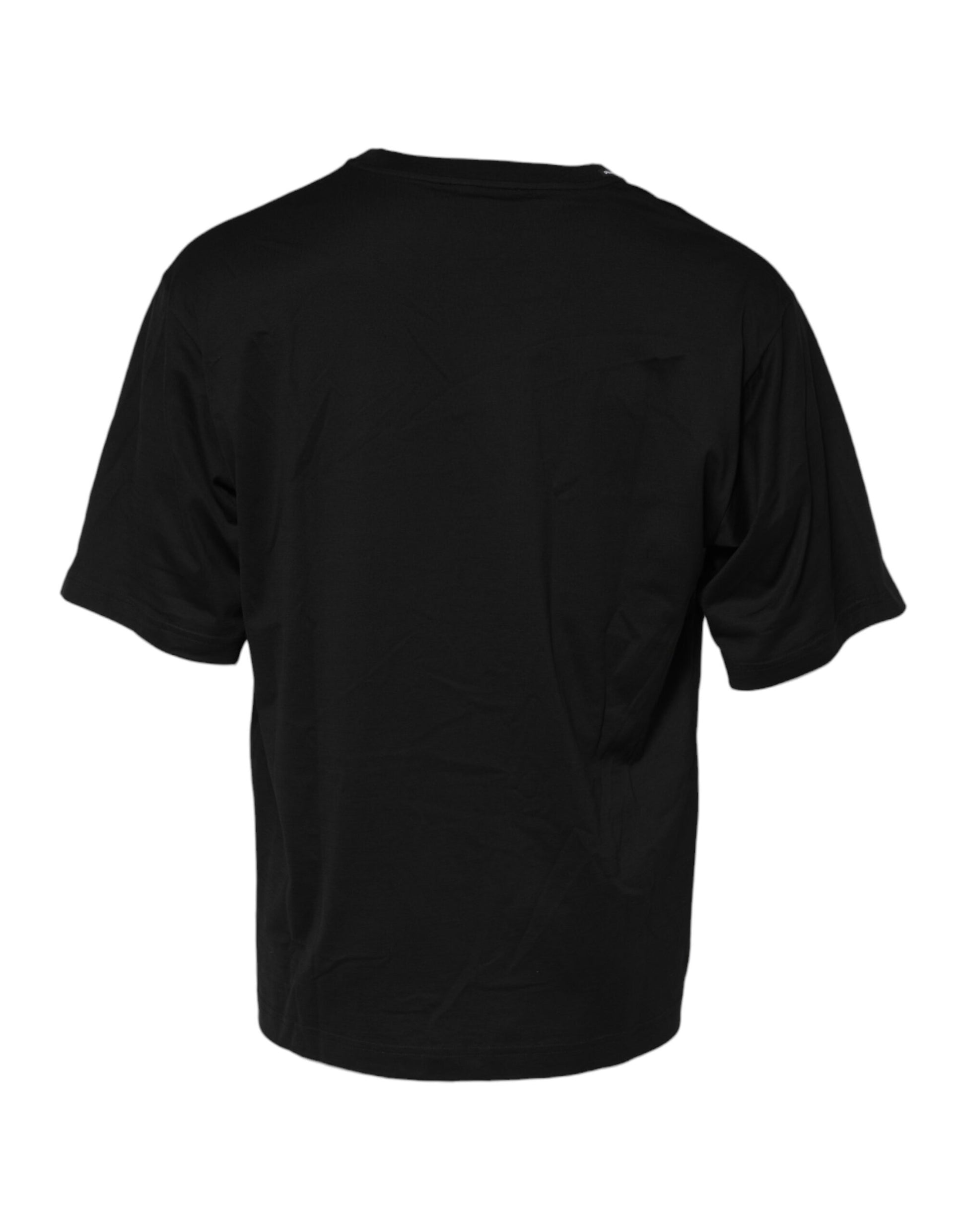 Black t-shirt on hanger