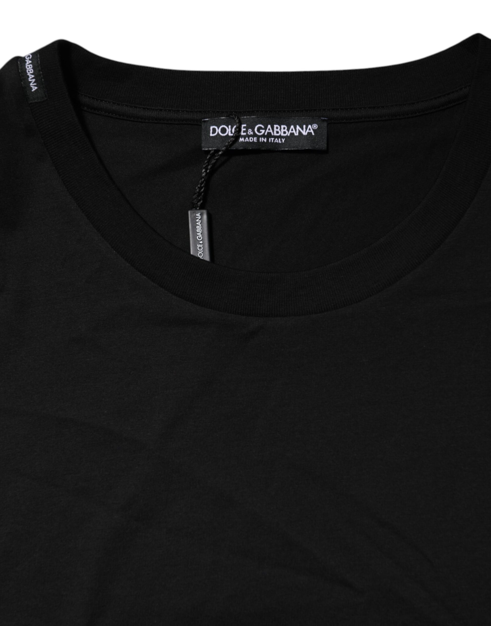 Black striped shirt on hanger