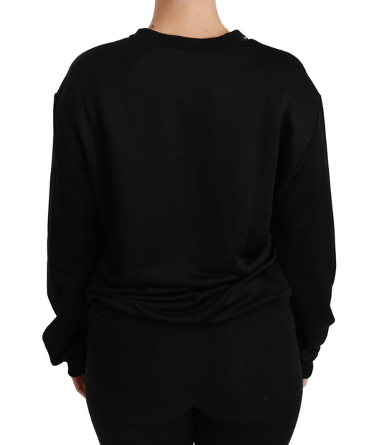 Black long sleeve shirt on a person