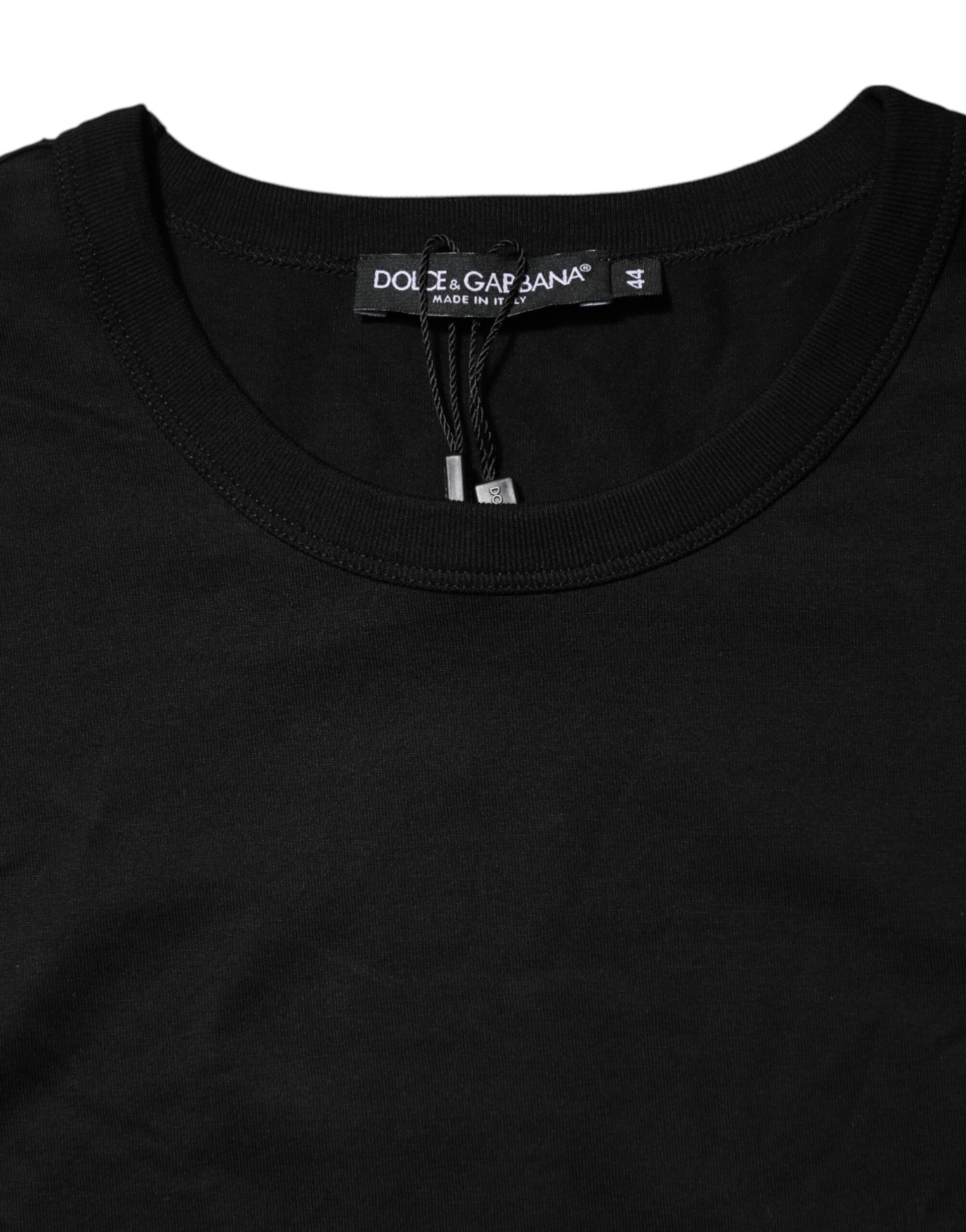 Black striped shirt on hanger