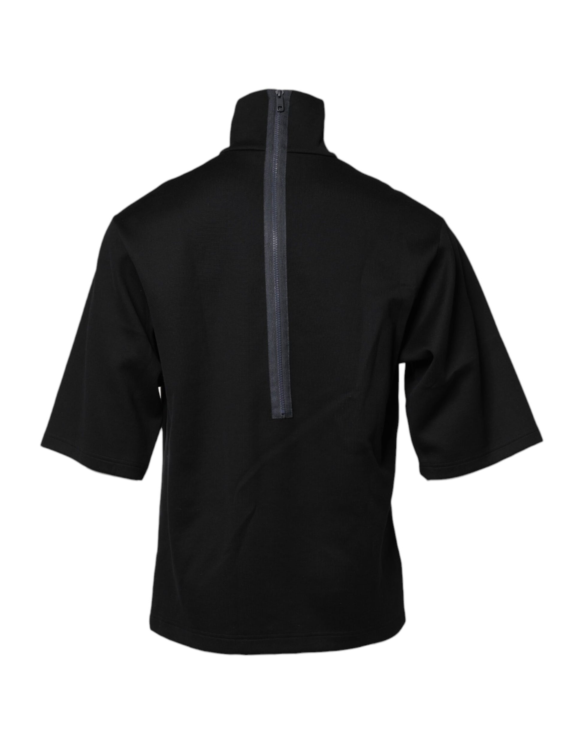 Black long sleeve shirt on a mannequin