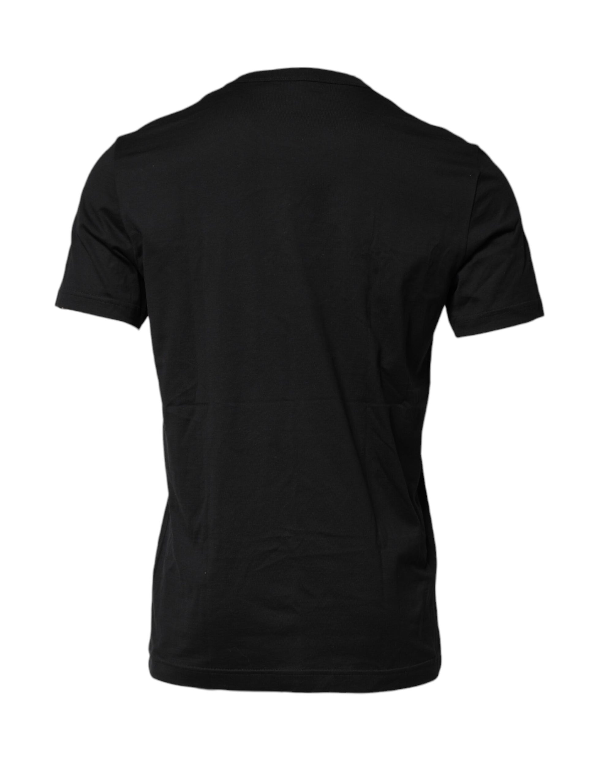 Black t-shirt on a hanger