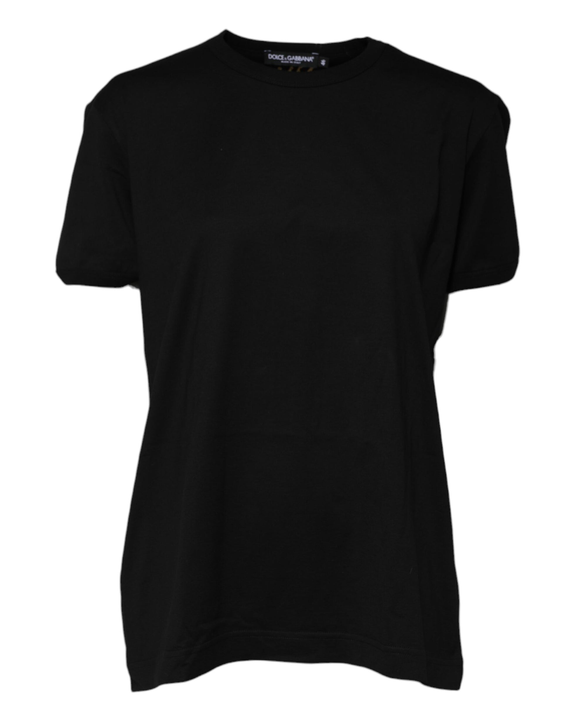 Black t-shirt on hanger
