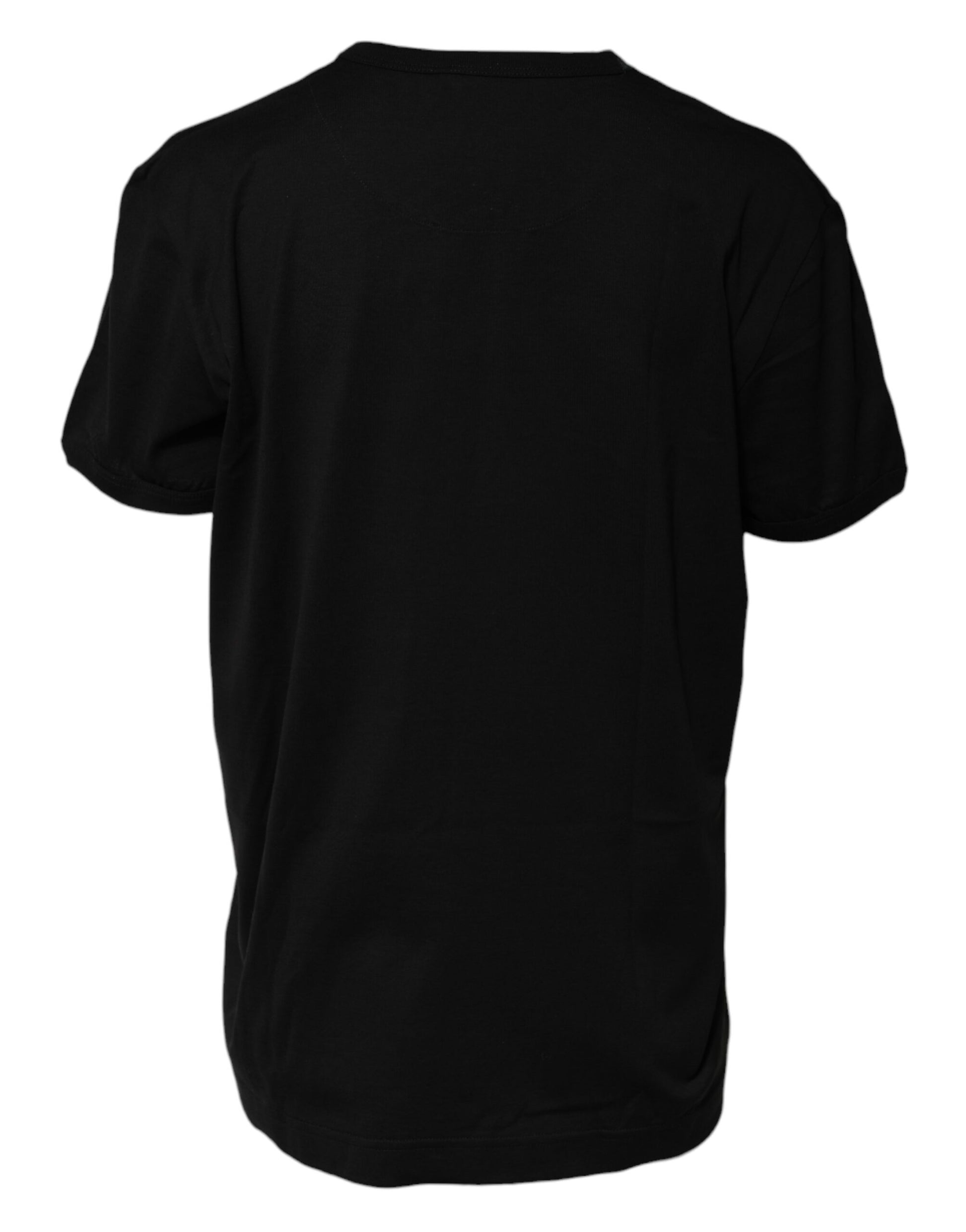Black t-shirt on hanger