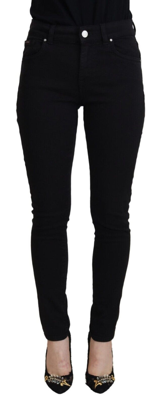 Pair of black skinny jeans on a mannequin