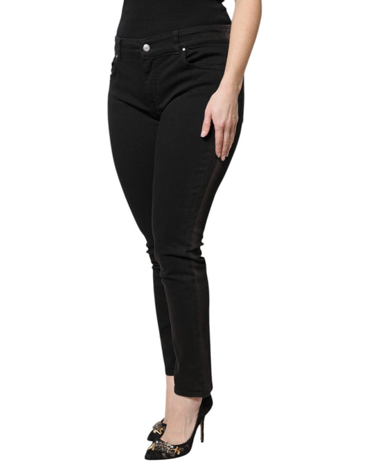 Woman wearing black pants and heels