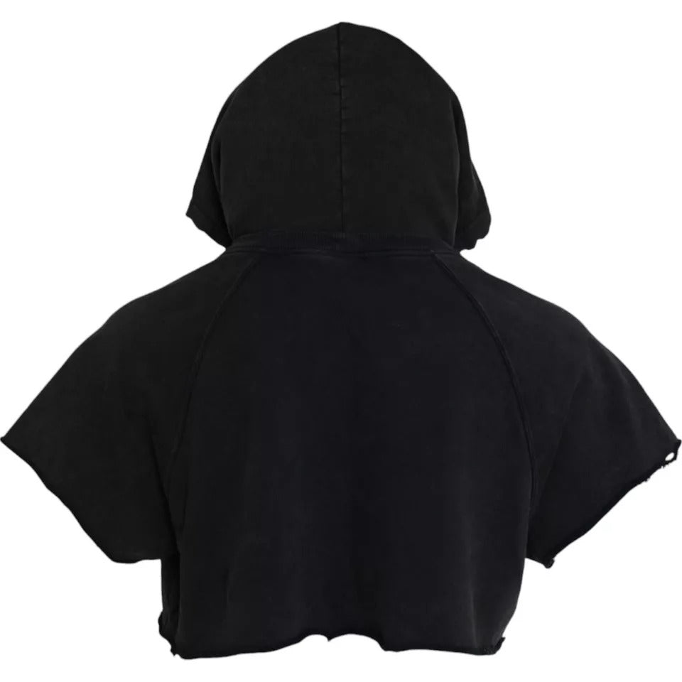 Black hoodie with hood