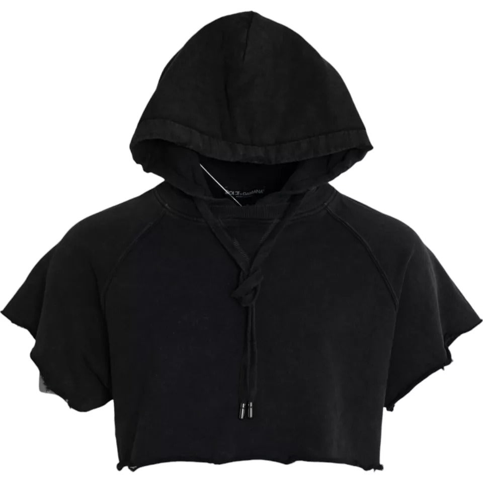 Black hoodie with zipper on front