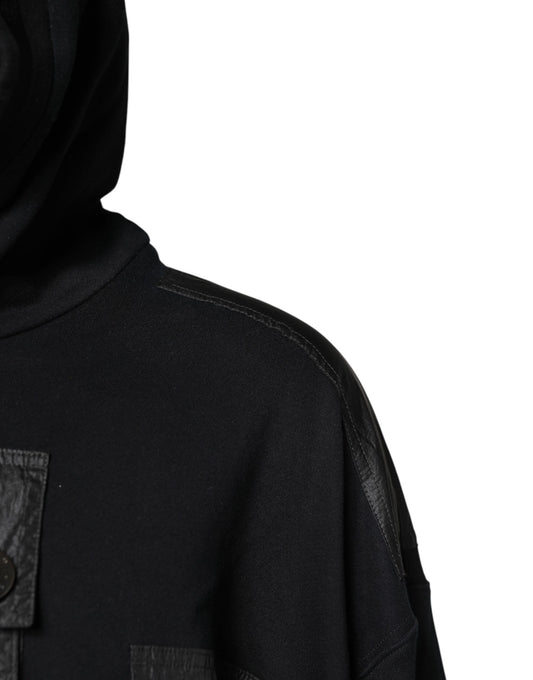 Black jacket with hood