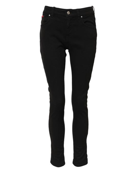 Pair of black skinny jeans