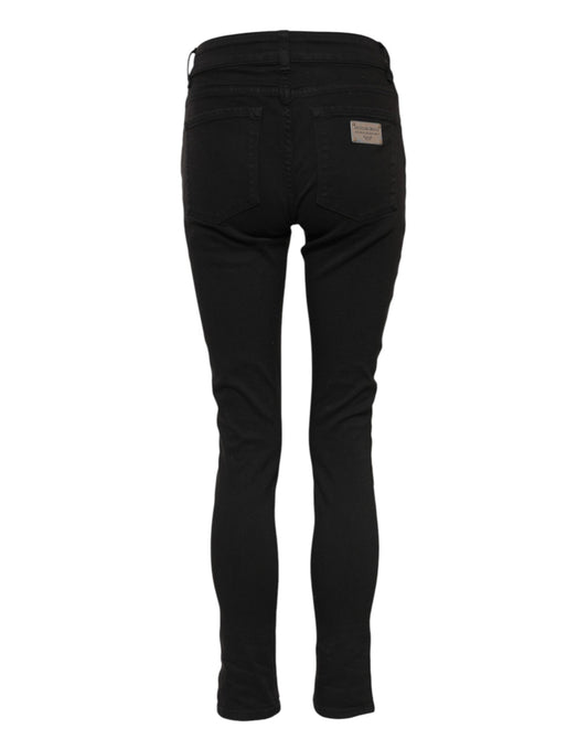 Pair of black skinny jeans