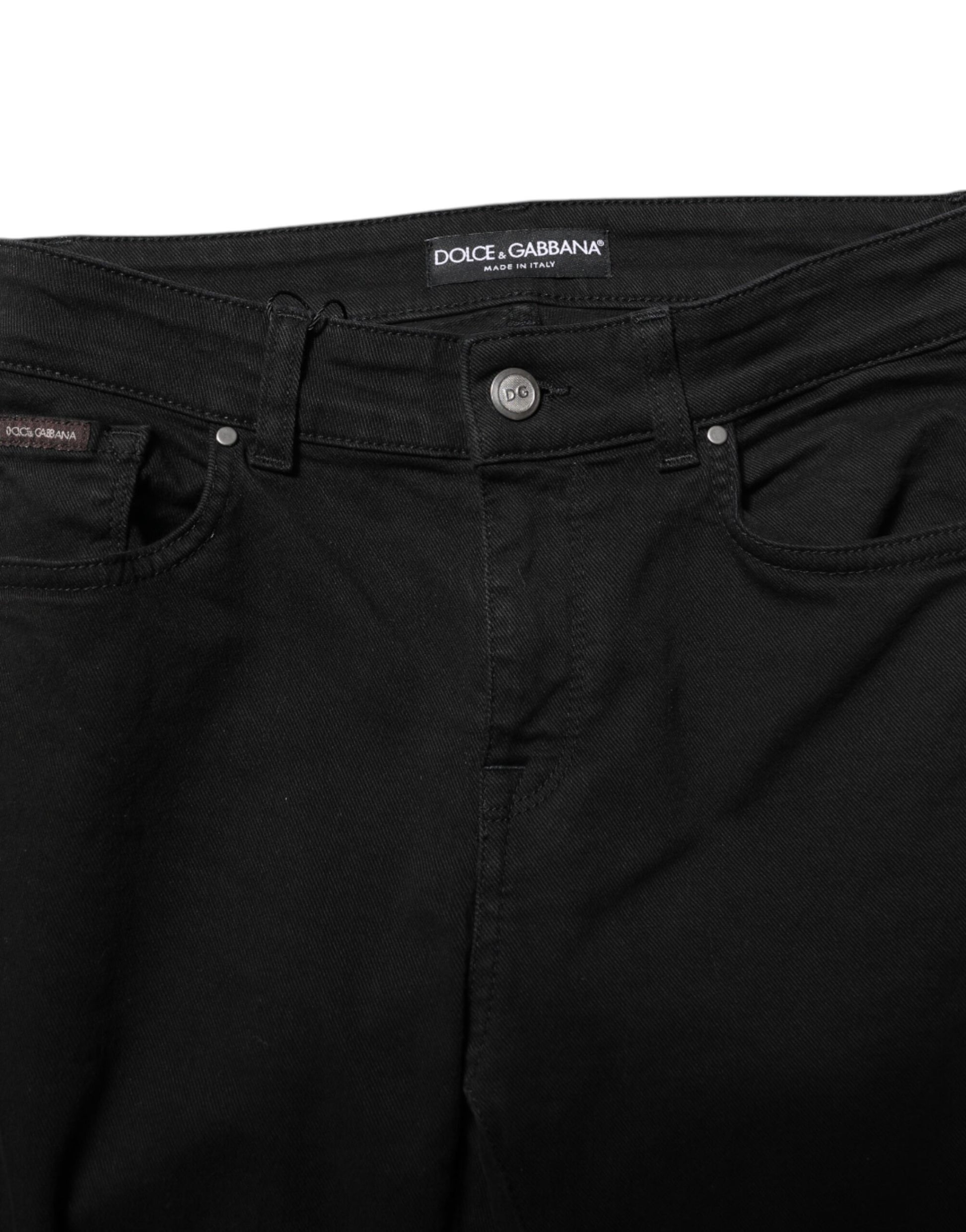 Black jeans on a hanger