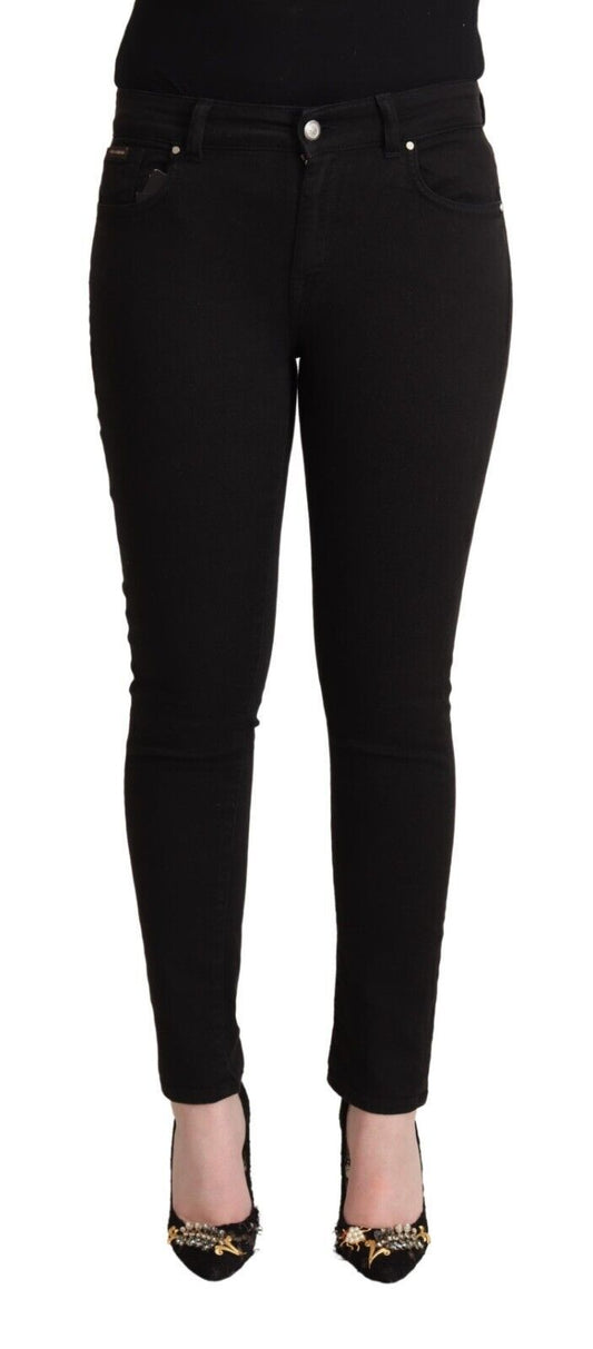 Pair of black skinny jeans on a mannequin