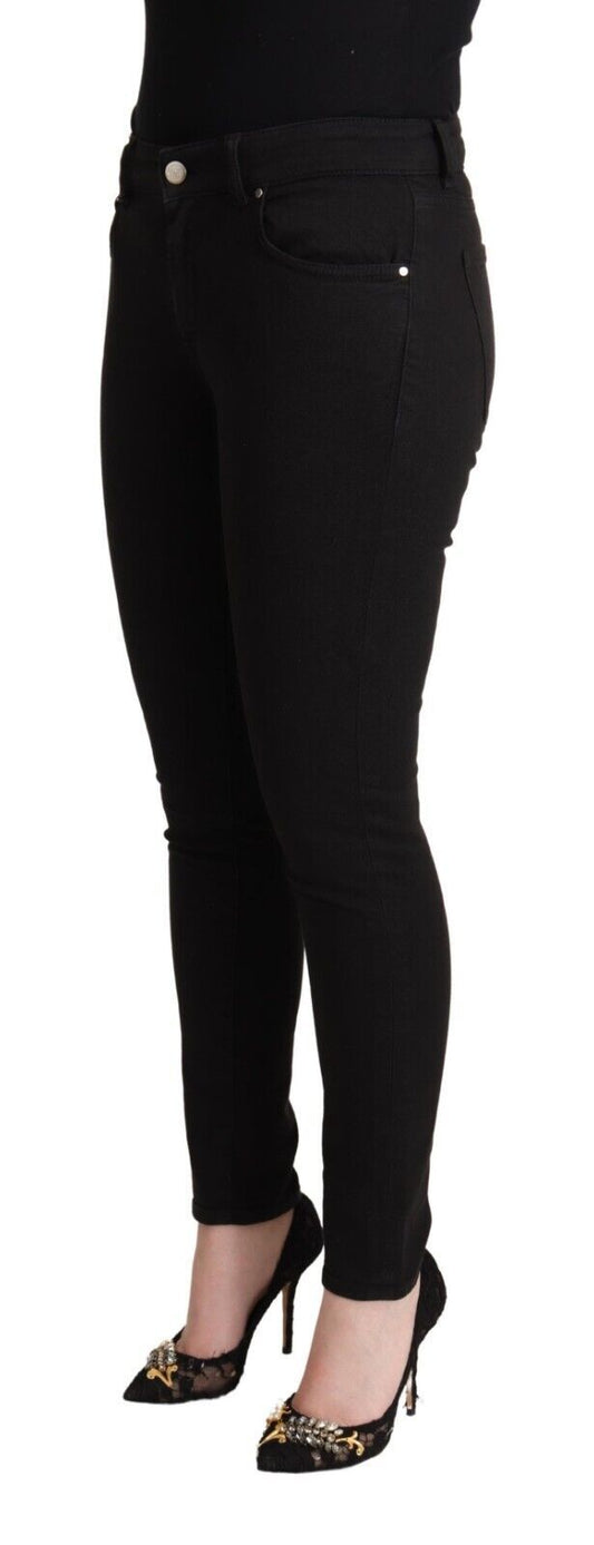 Pair of black skinny jeans on a mannequin