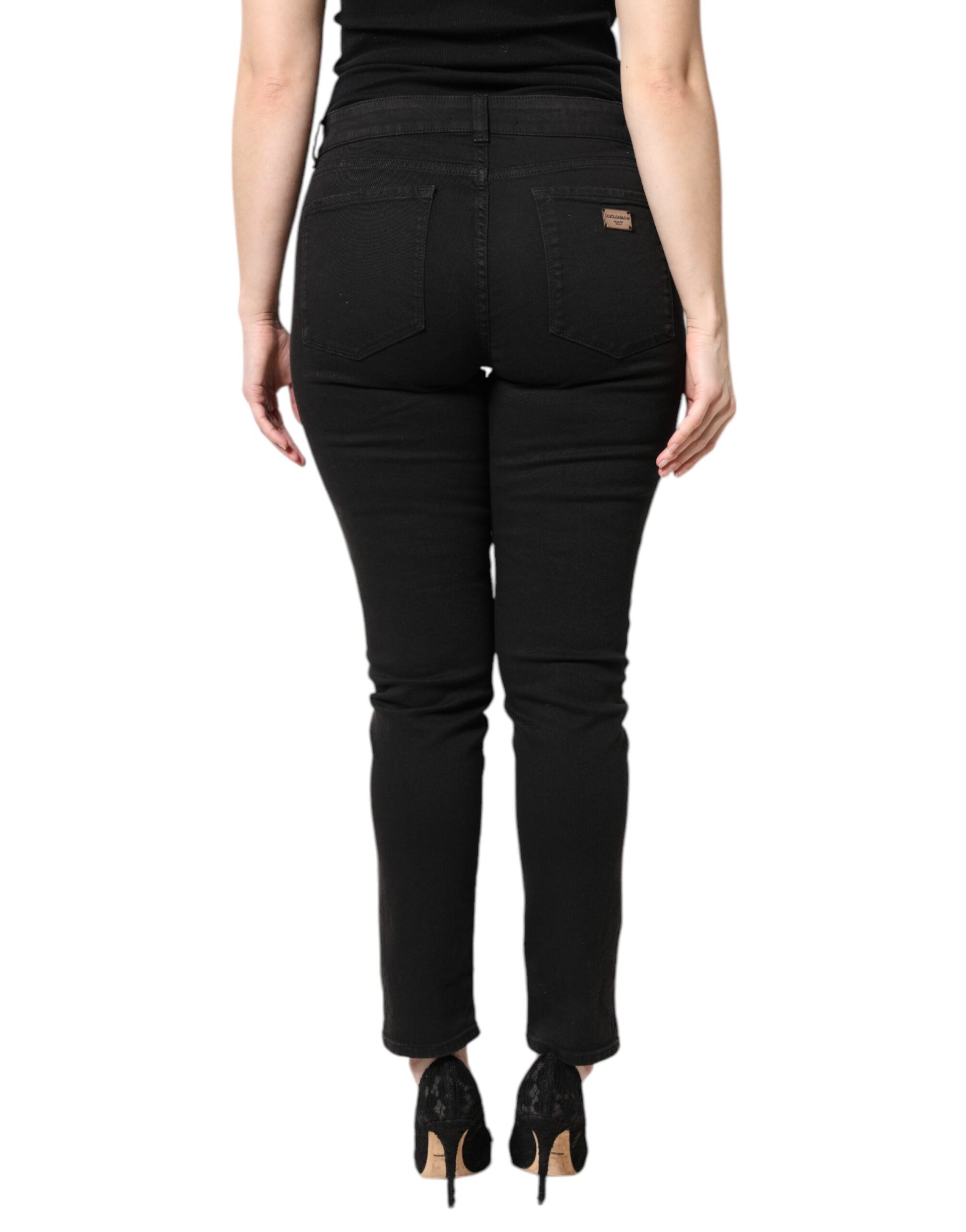 Pair of black jeans on a mannequin