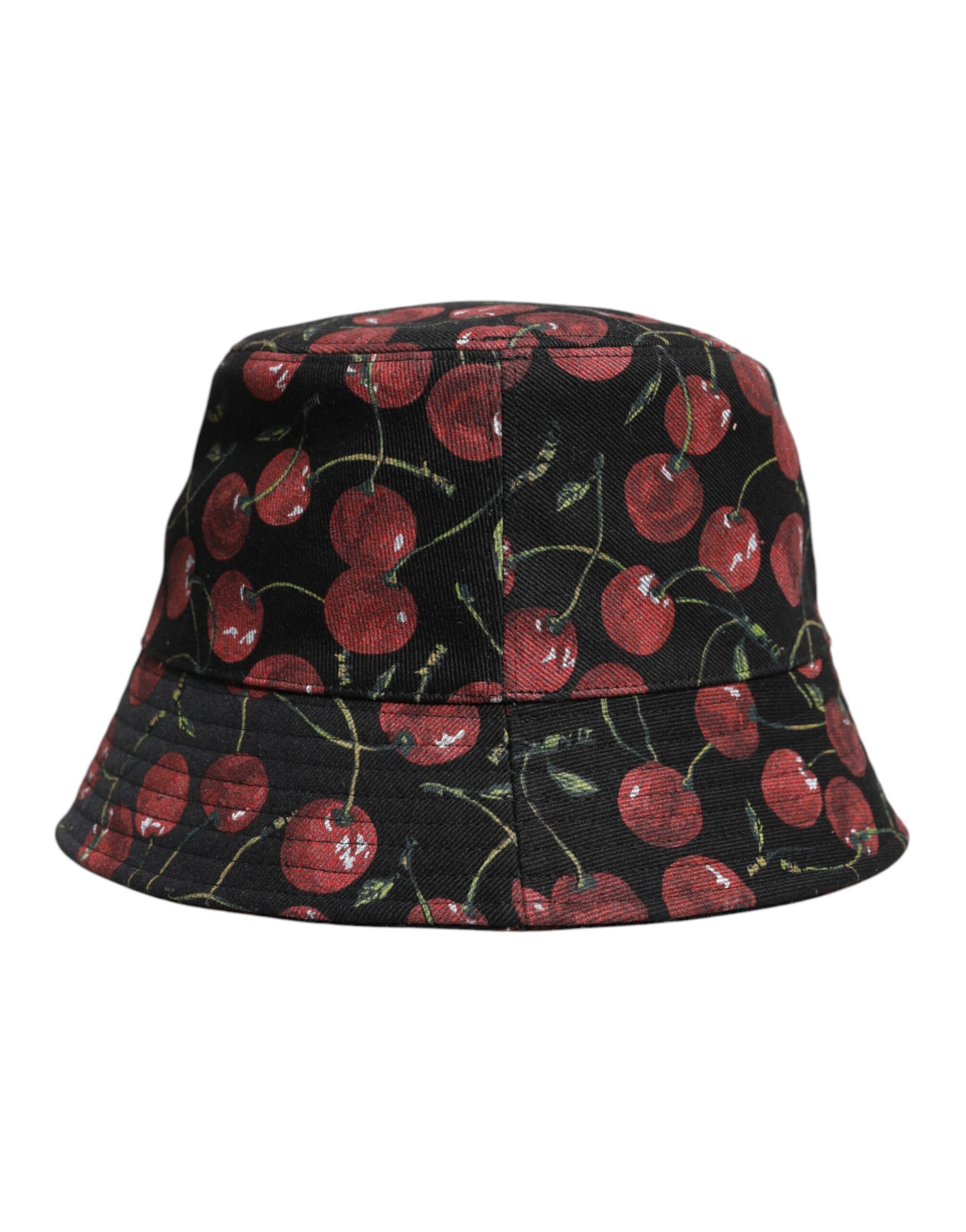 Bucket hat with cherry print