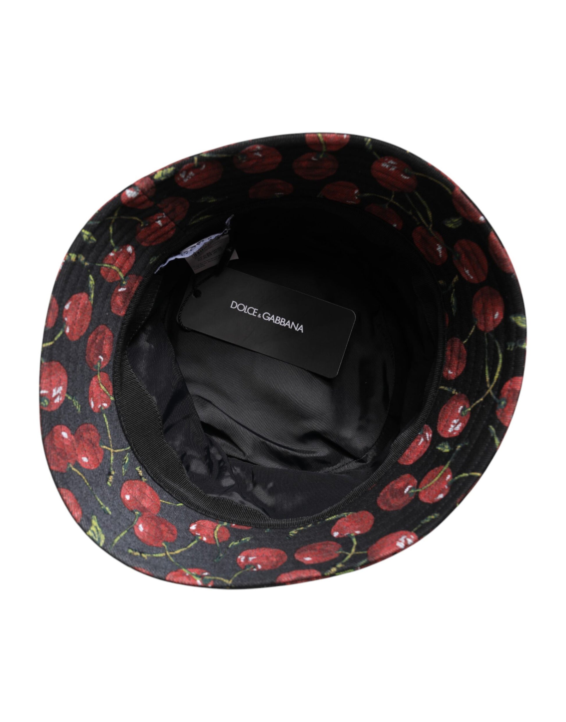 Red hat with cherry print