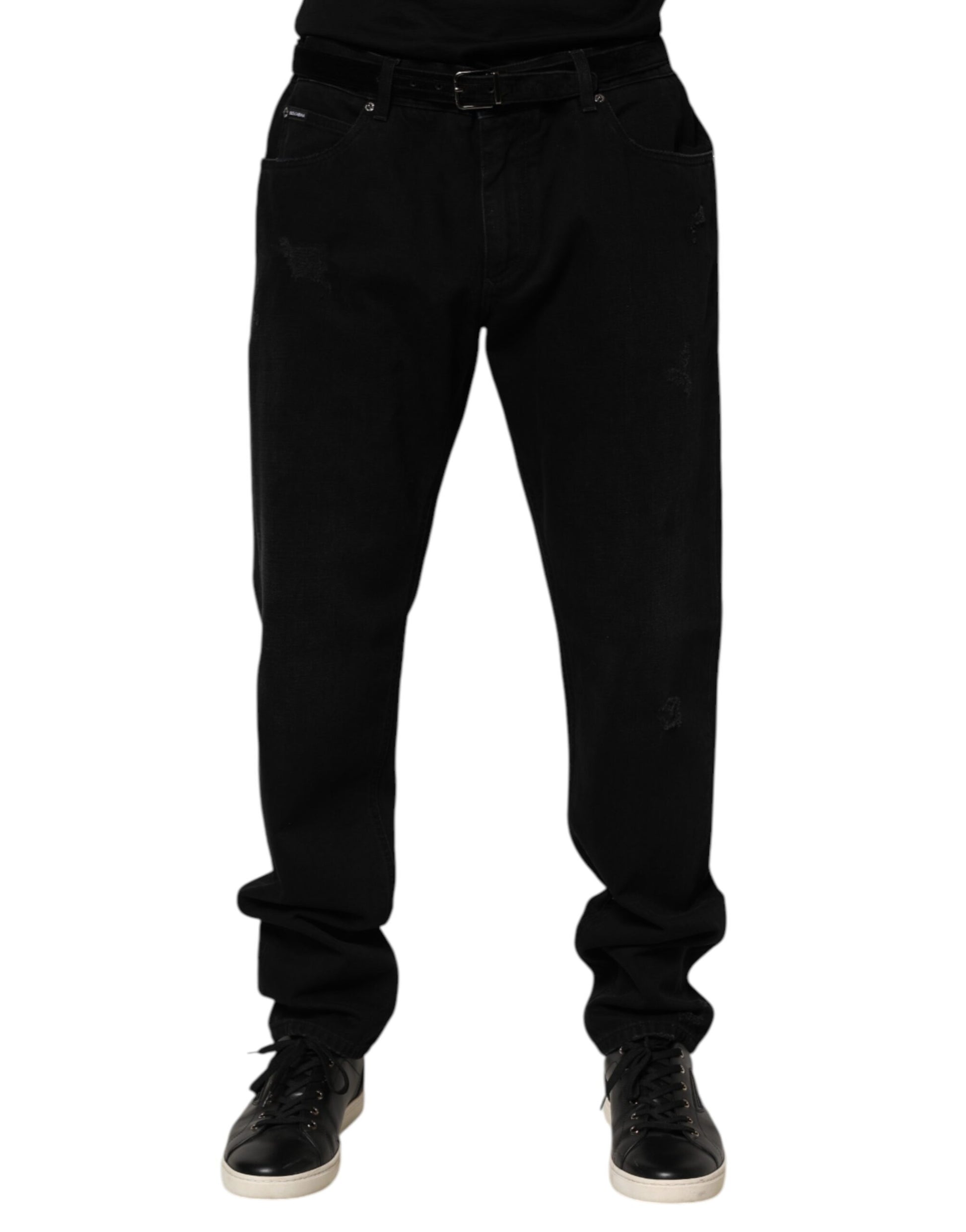 Black pants on a mannequin
