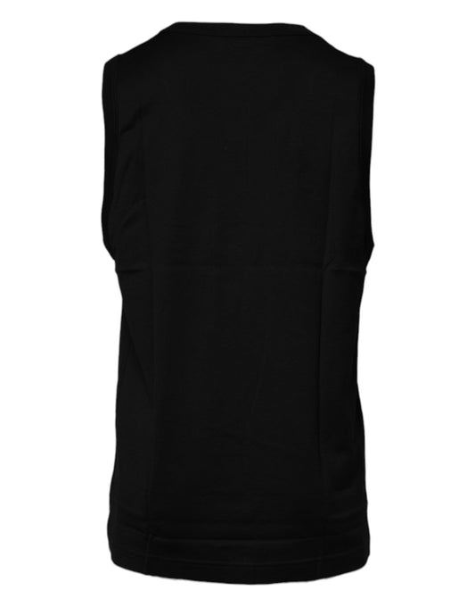 Black sleeveless vest