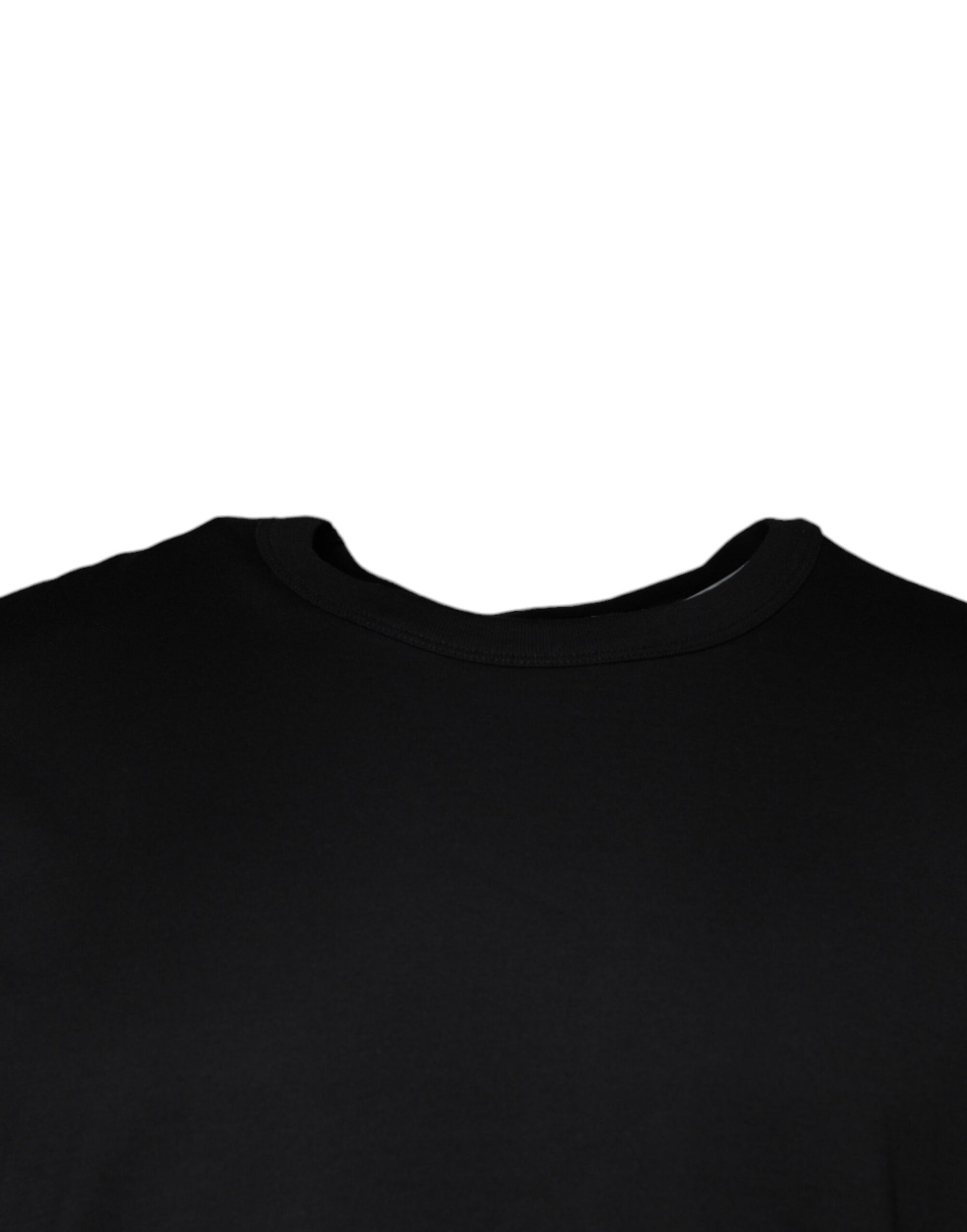 Black long sleeve shirt with horizontal stripes