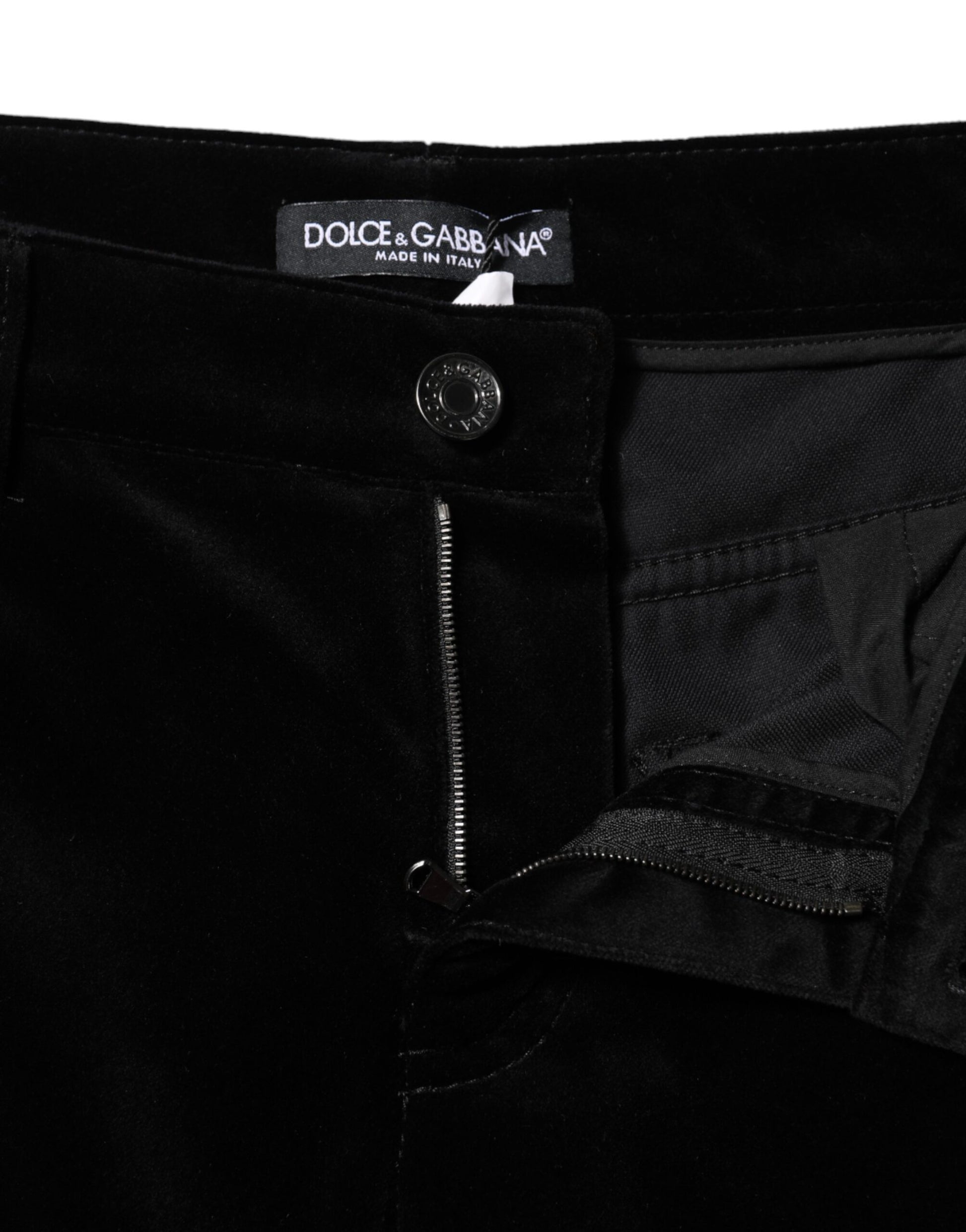 Black pants with zipper on side