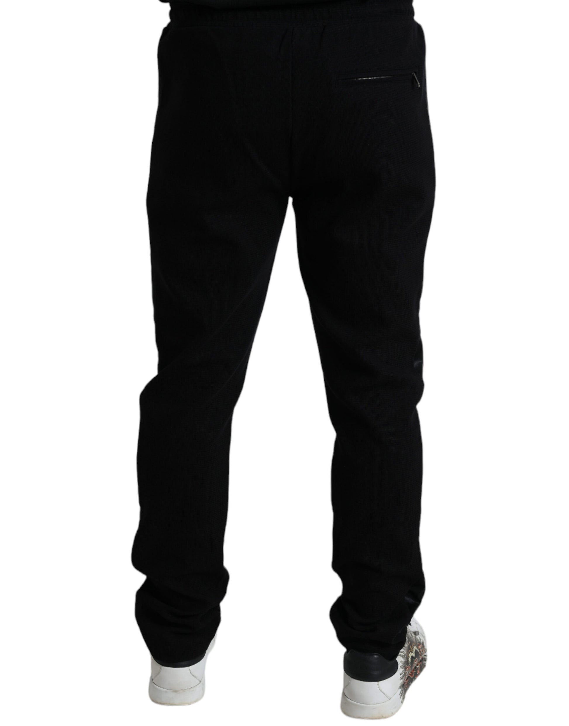 Pair of black sweatpants