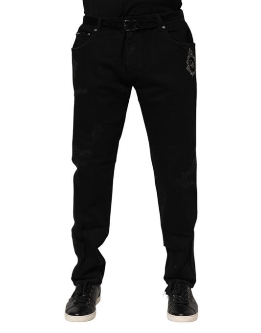 Pair of black jeans on a mannequin