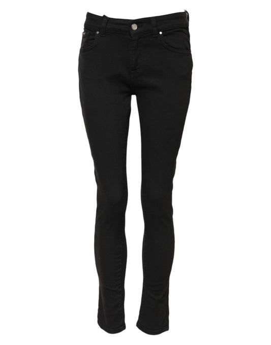 Pair of black skinny jeans