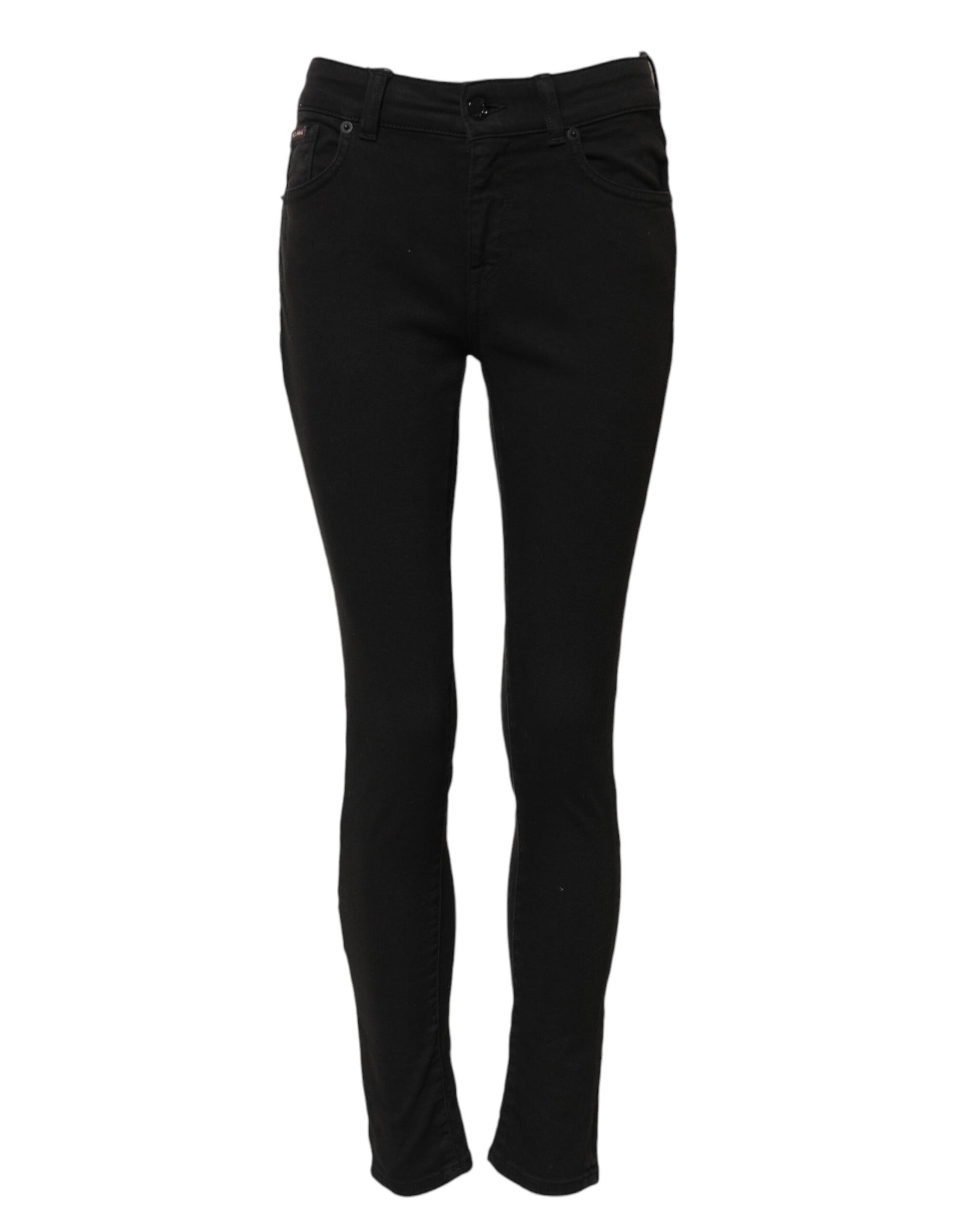 Black skinny jeans on a mannequin