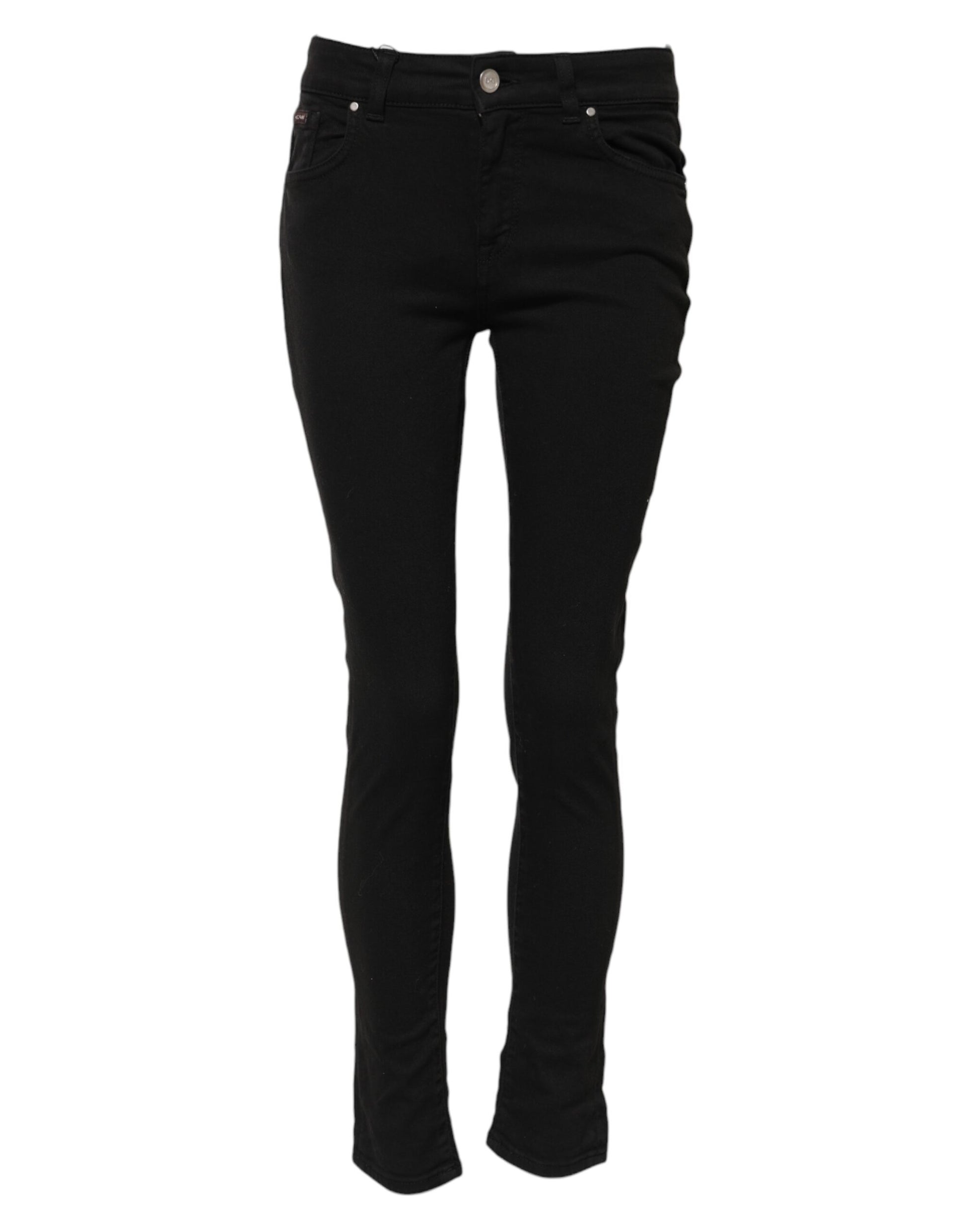 Pair of black skinny jeans