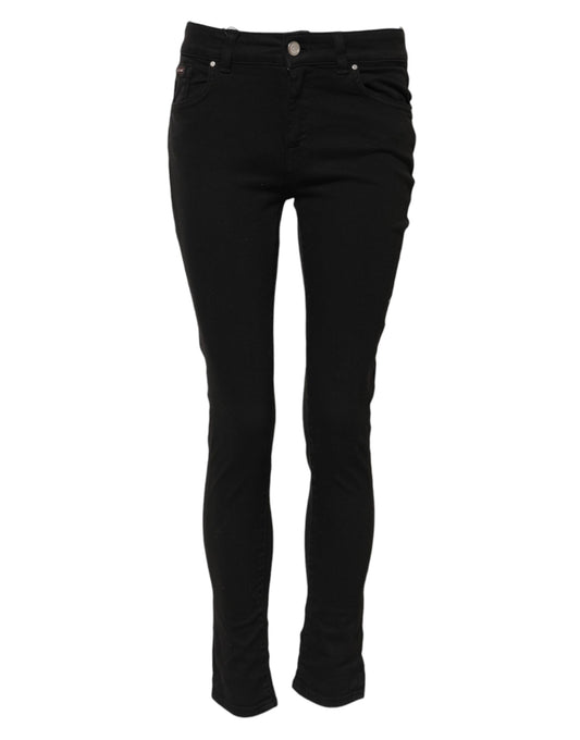 Pair of black skinny jeans