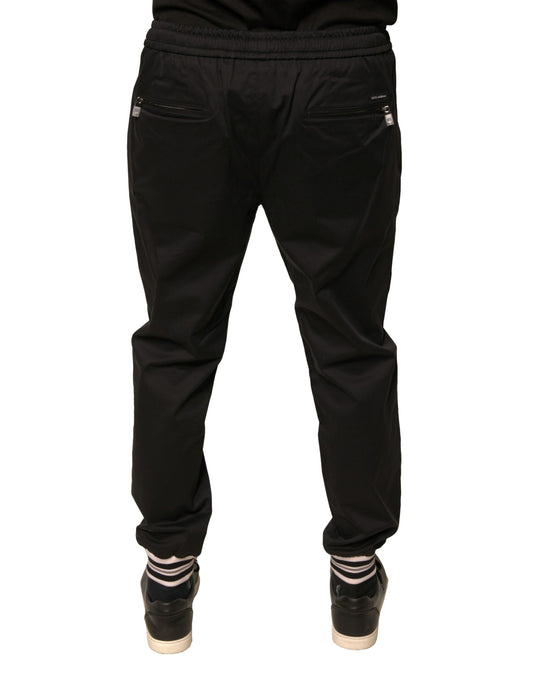 Pair of black pants with pockets on sides