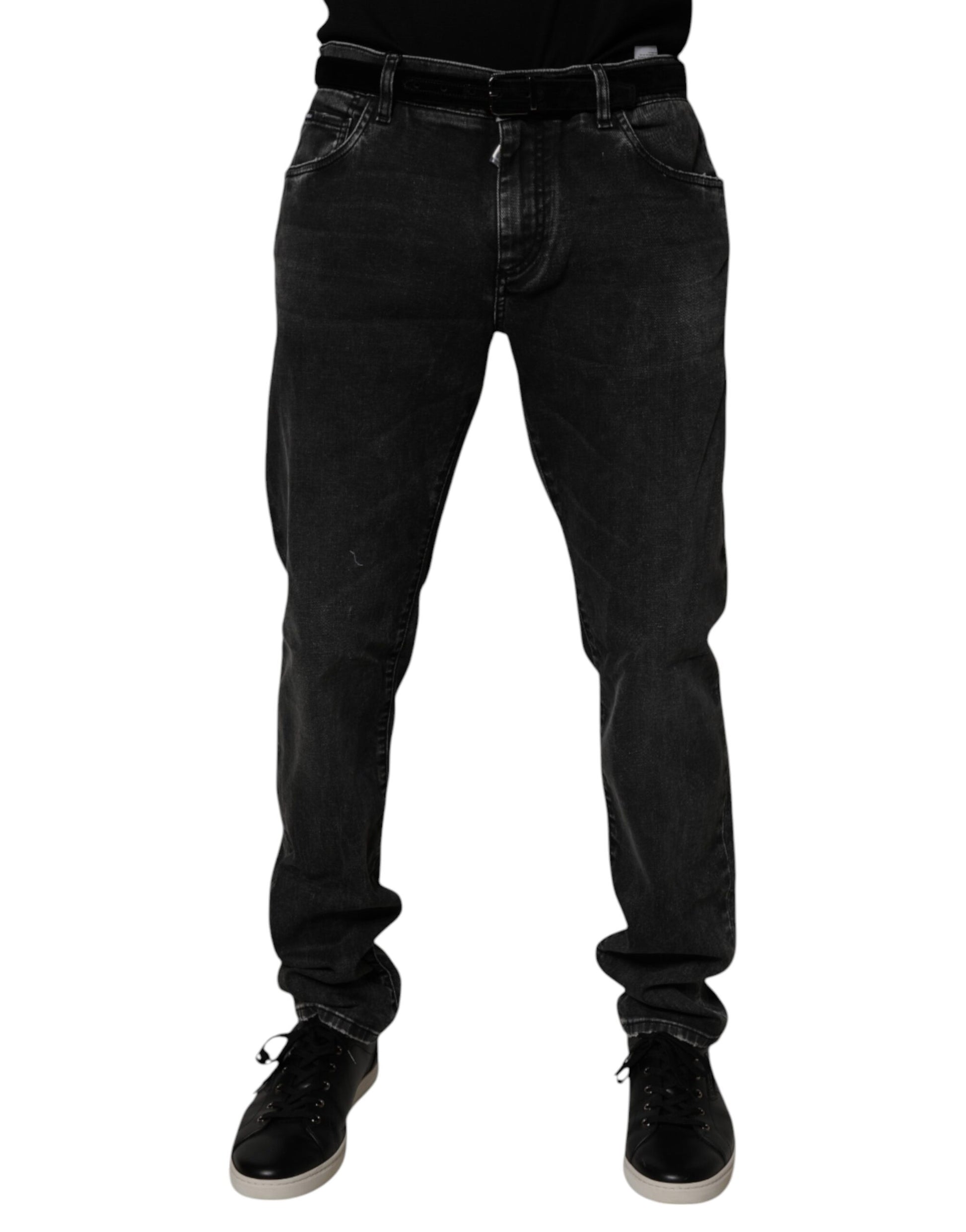 Pair of black jeans on a mannequin