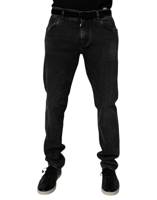Pair of black jeans on a mannequin