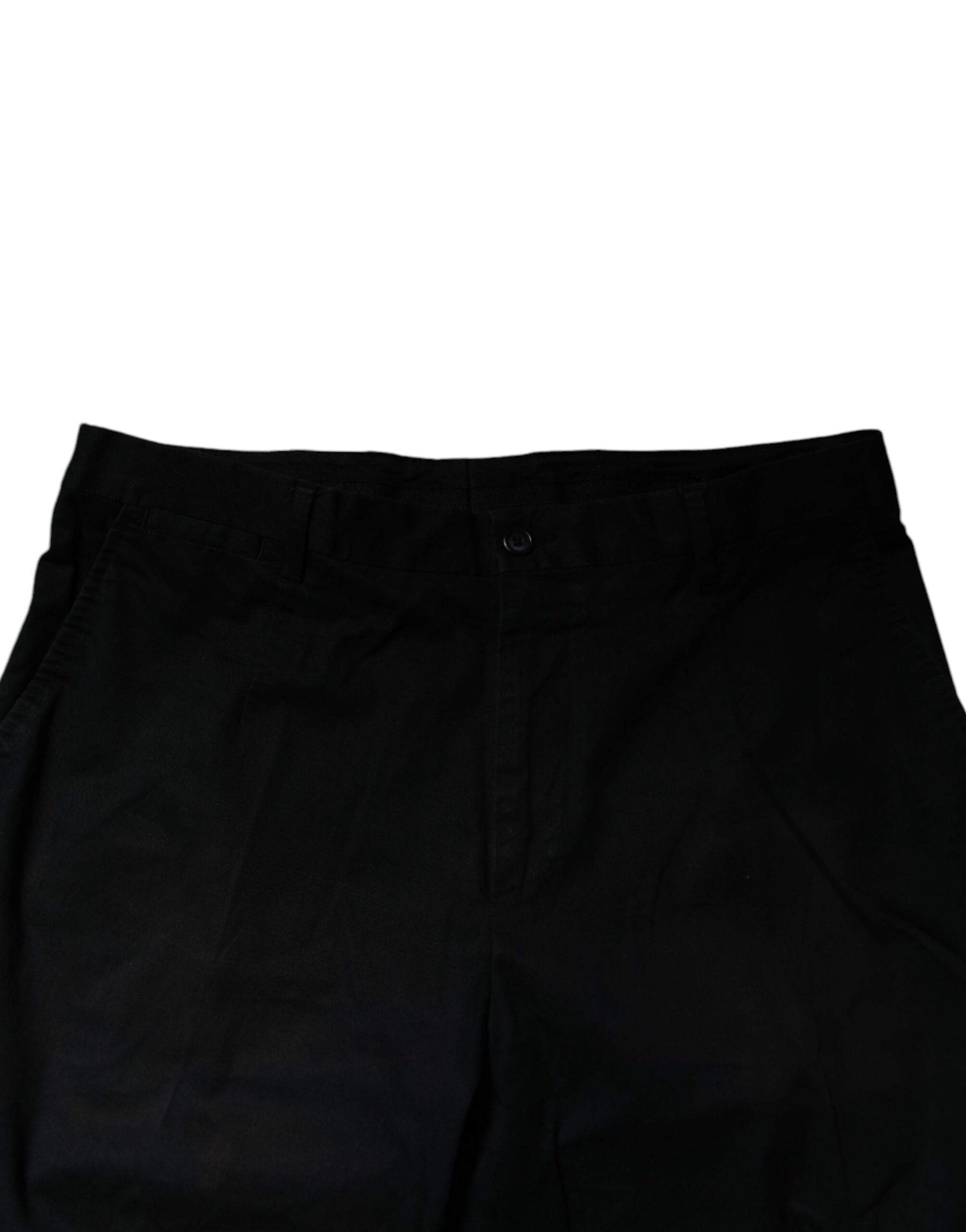 A pair of black cotton stretch skinny dress formal pants