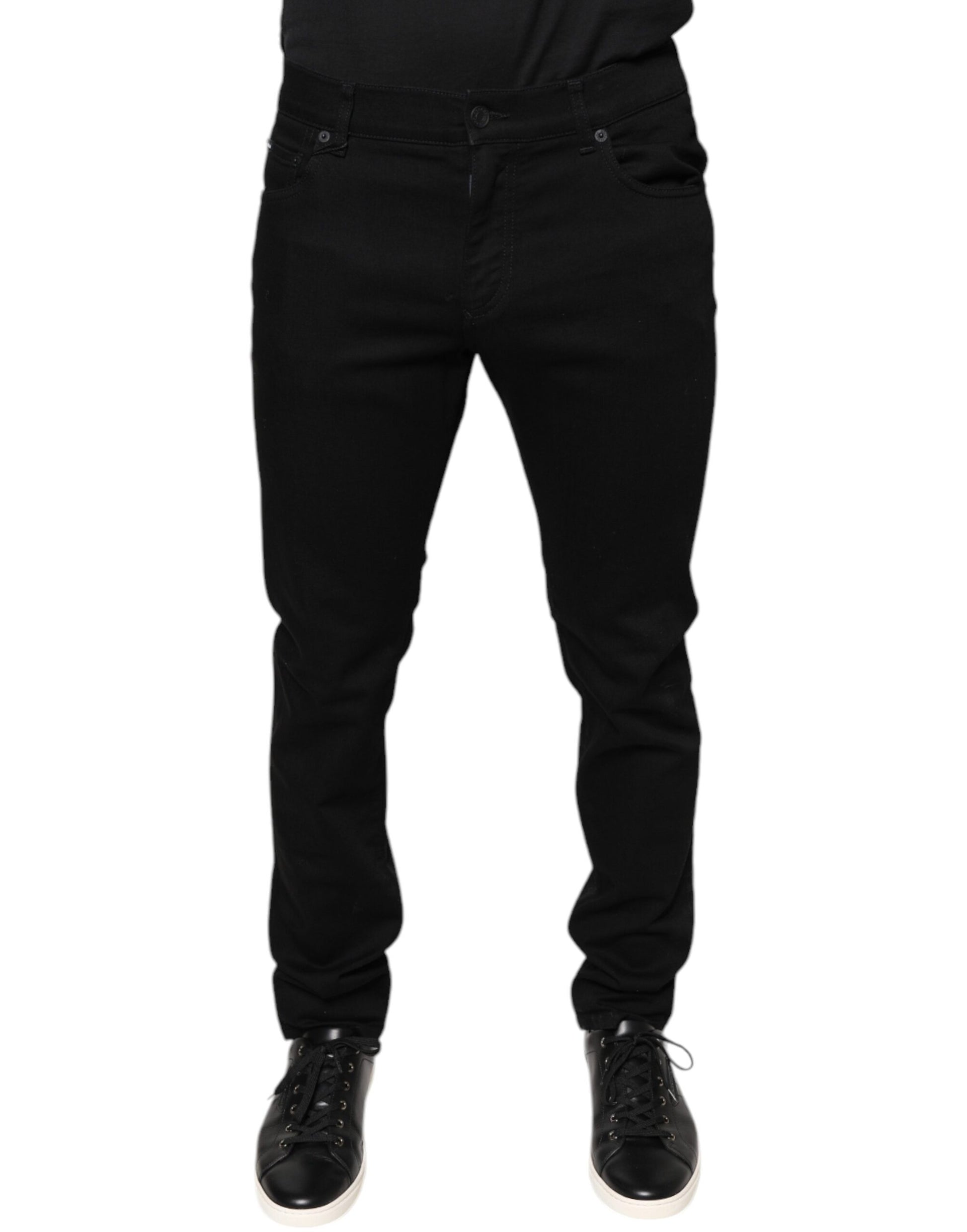 Pair of black jeans on a mannequin