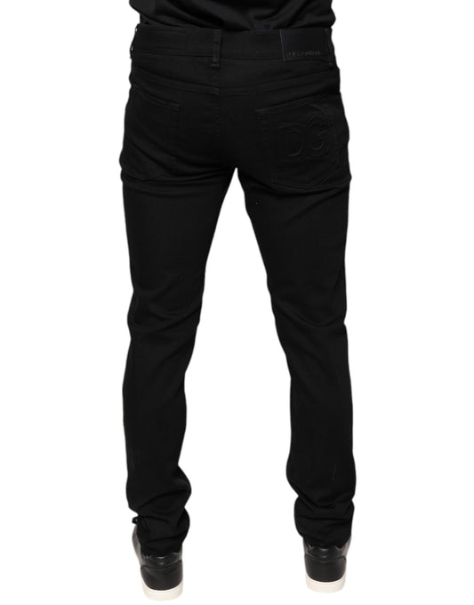 Pair of black pants on a mannequin