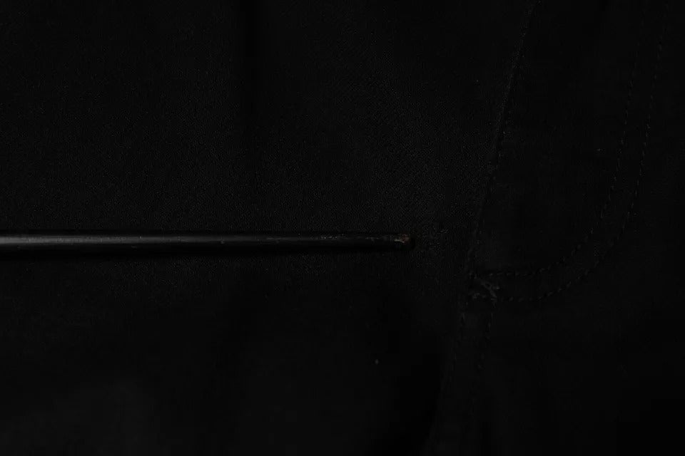 Black metal barrel of a gun