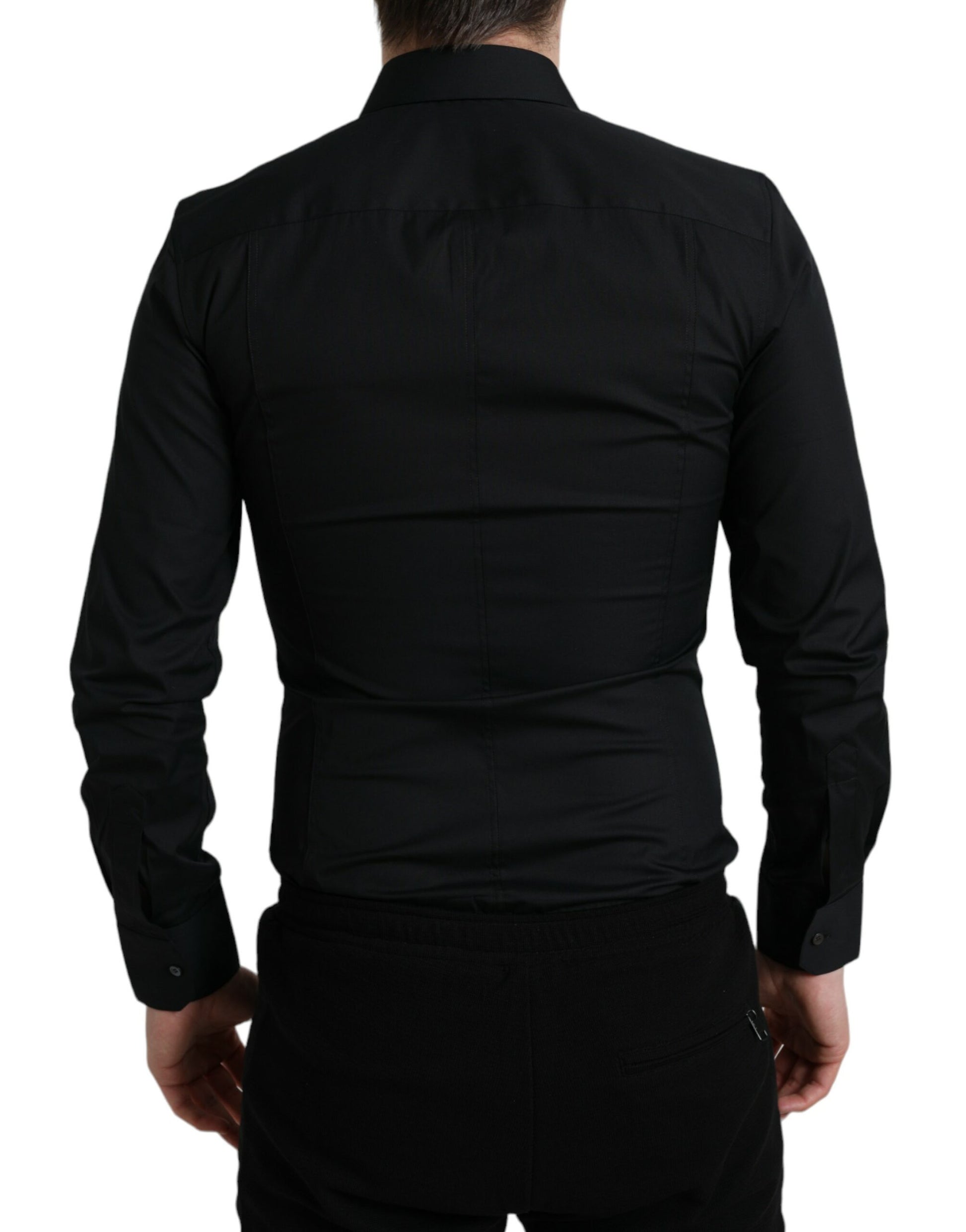 Black men's dress shirt