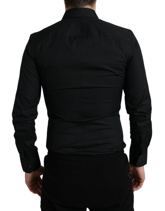 Black men's dress shirt