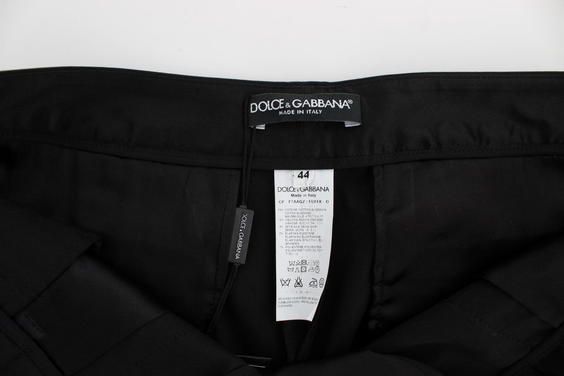 Black boxer shorts with white label