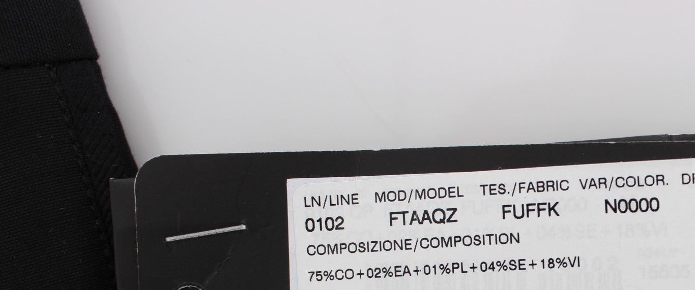 Black and white airline ticket