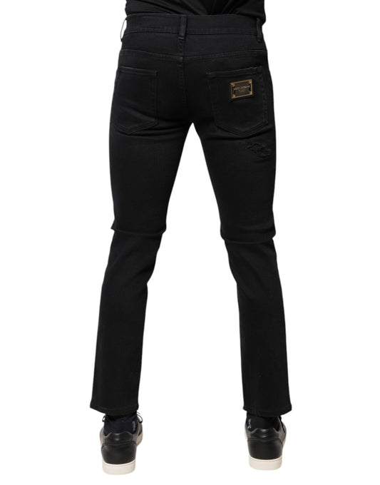 Pair of black jeans on a mannequin