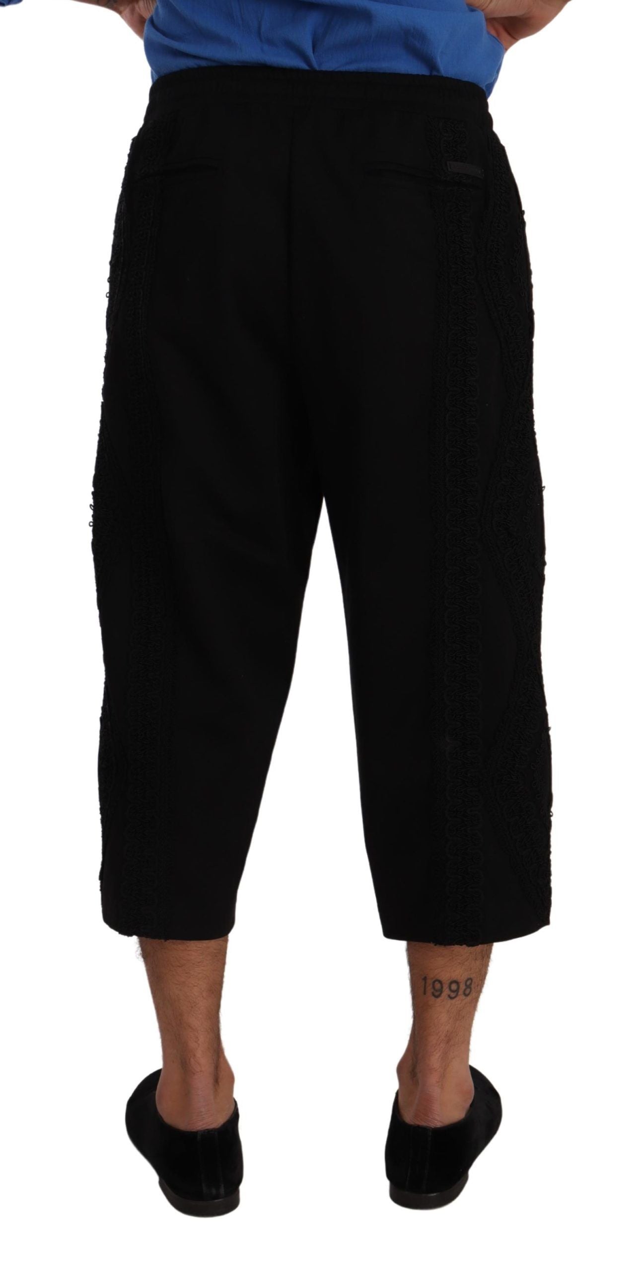 Pair of black pants on a mannequin