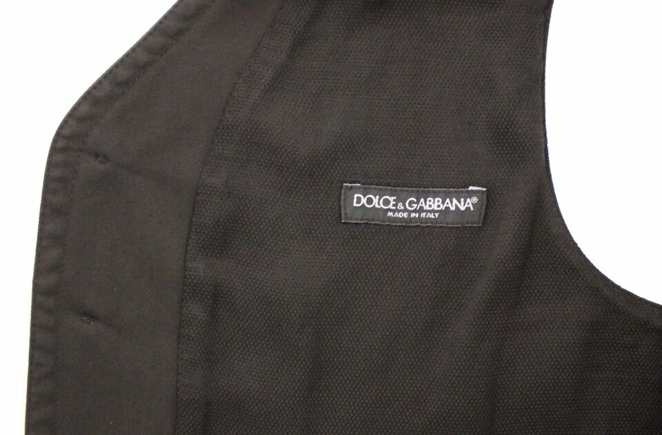 A black vest with a label that reads "Dolce & Gabbana"