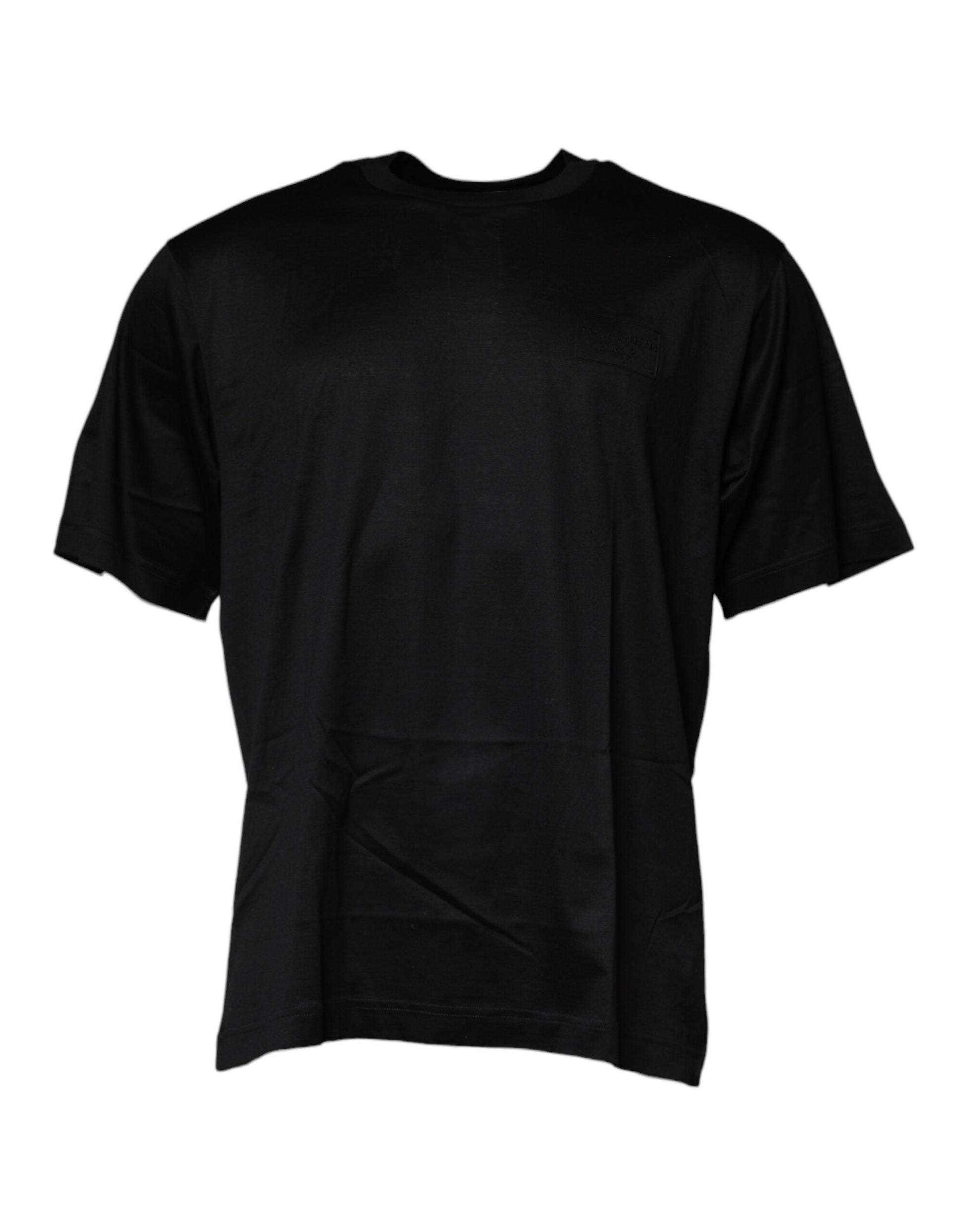 Black t-shirt on hanger